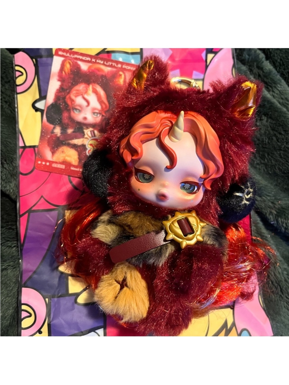 Sunset Shimmer 
Skull panda x my little pony collab SECRET CHARACTER